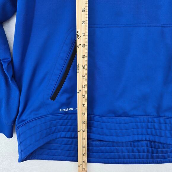 Nike Hoodie Pullover‎ Mens Blue XL Elite Basketball Therma-Fit 2151 - Picture 6 of 11